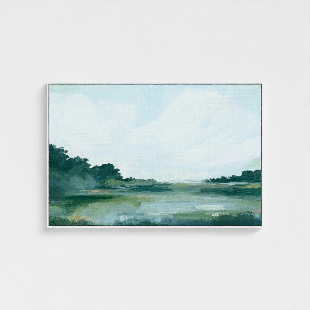 "I See Blue Skies Ahead" - Signed Canvas Art Print
