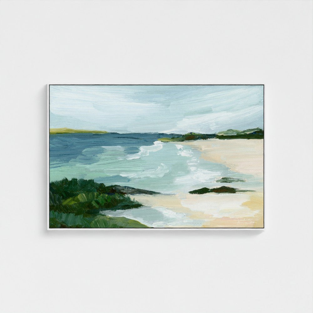 "Shoreline" - Signed Canvas Art Print