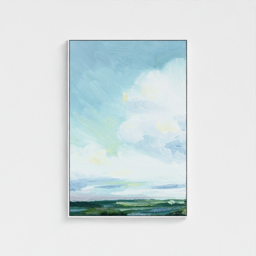 "Coastal Sky" - Signed Canvas Art Print