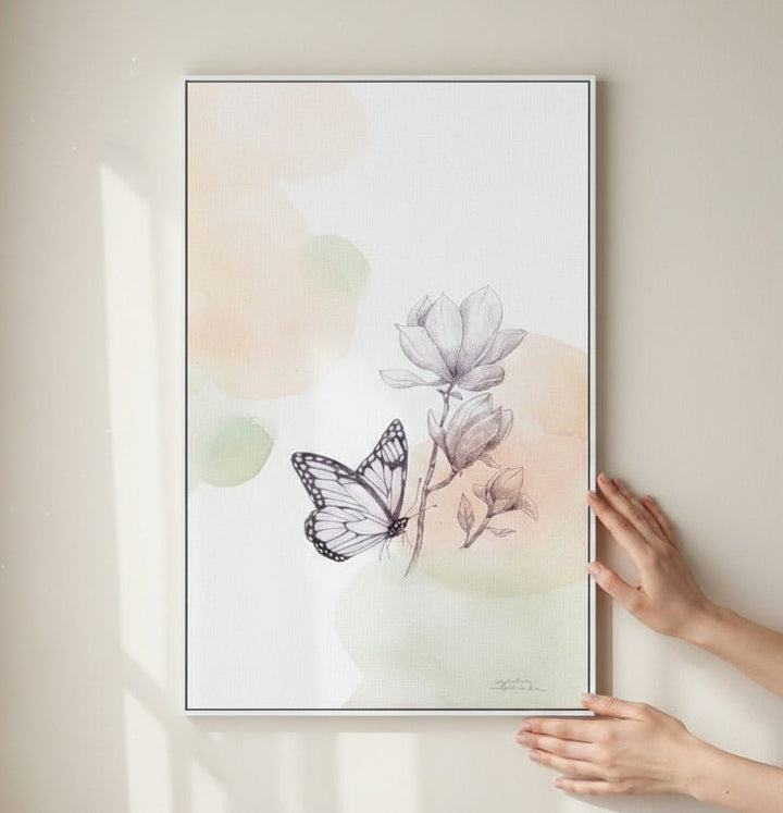 "A Visitor" - Limited Edition Canvas Art Print - The Creative Garden Studio