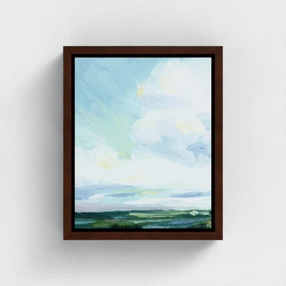 "Coastal Sky" - Signed Canvas Art Print