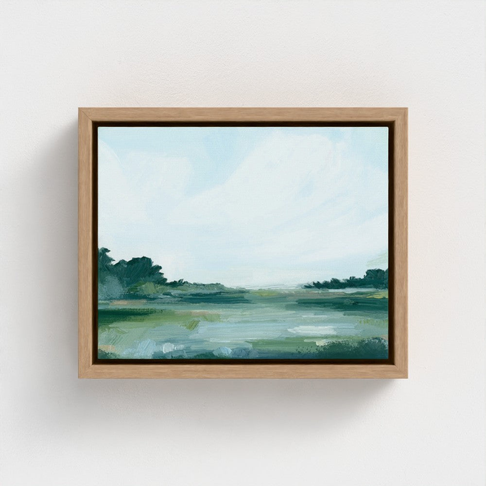 "I See Blue Skies Ahead" - Signed Canvas Art Print