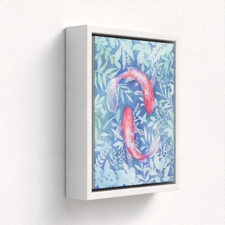 "Botanical Koi"- Luxury Canvas Fine Art Print