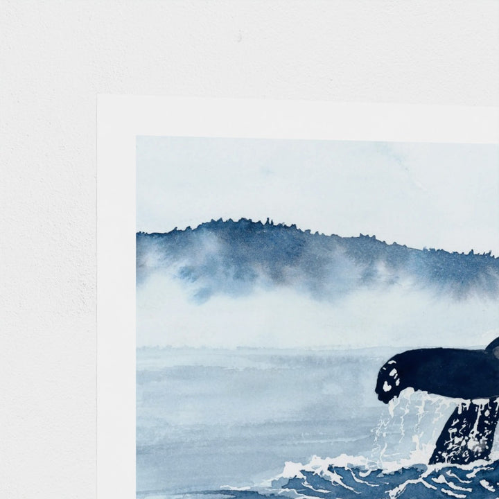 "Whale Watching" Limited Edition Paper Art Print