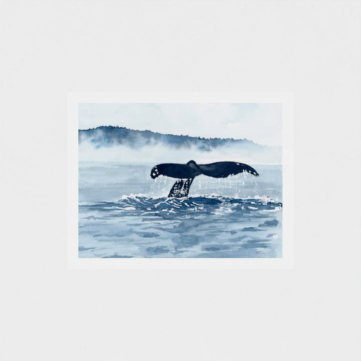 "Whale Watching" Limited Edition Paper Art Print
