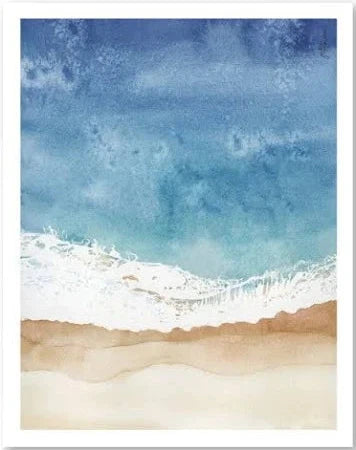 Ocean Wake - Original Art Watercolor Painting